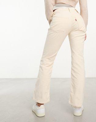 Levi's Middy Straight Fit Jeans in Cream