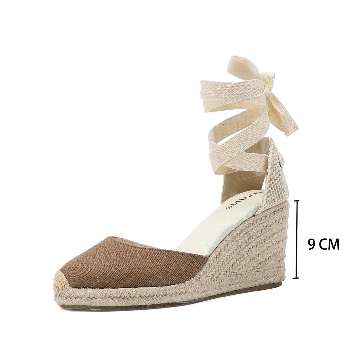 Cassies Kurations Red Ankle Strap Espadrille Wedge Sandals