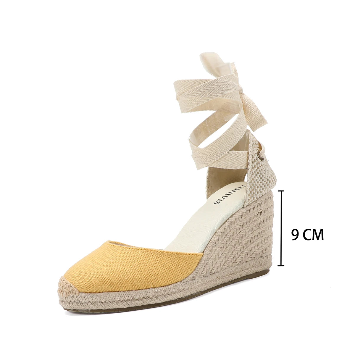 Cassies Kurations Red Ankle Strap Espadrille Wedge Sandals