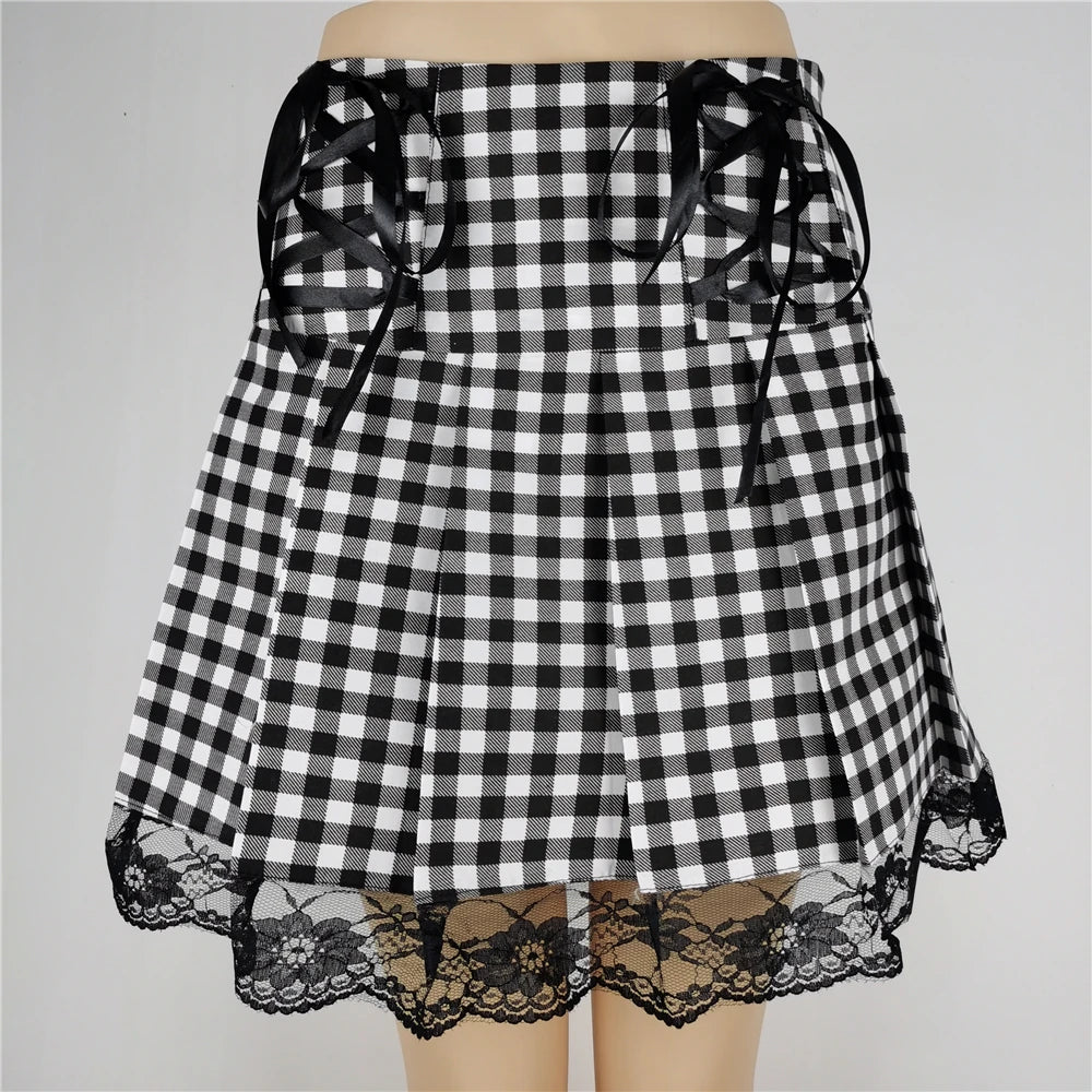 Cassies Kurations Punk Plaid Mini Skirt