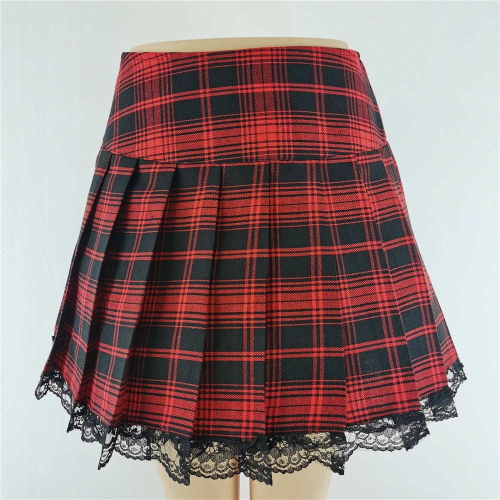 Cassies Kurations Punk Plaid Mini Skirt