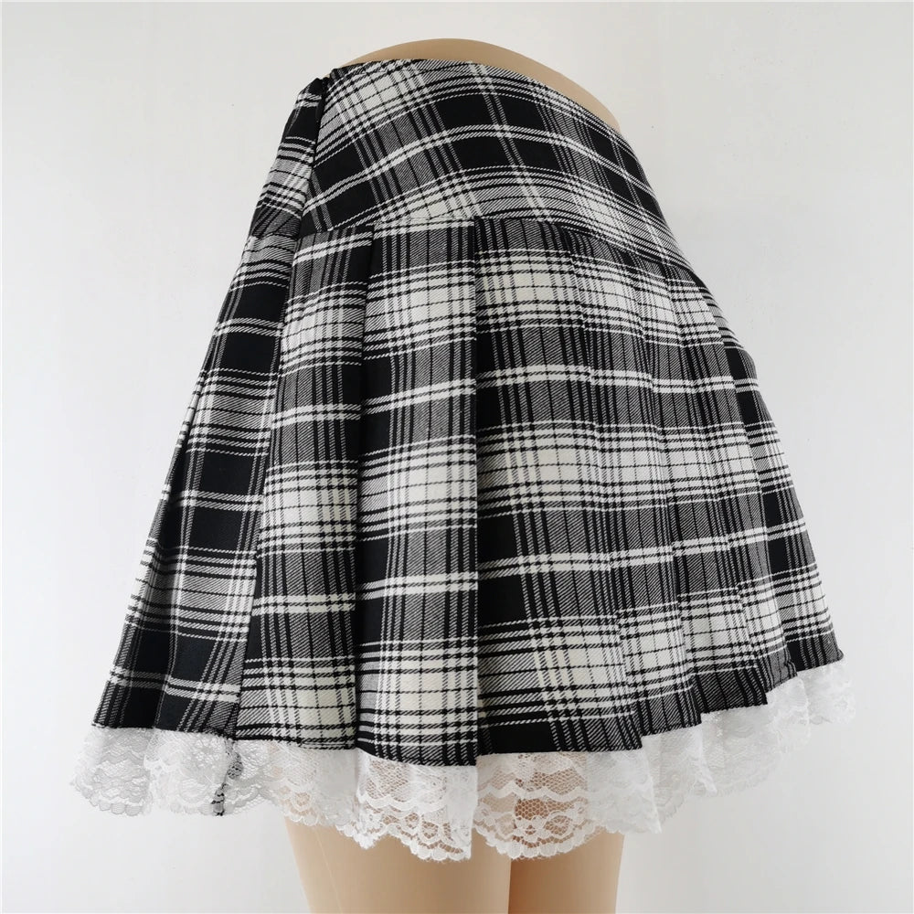 Cassies Kurations Punk Plaid Mini Skirt