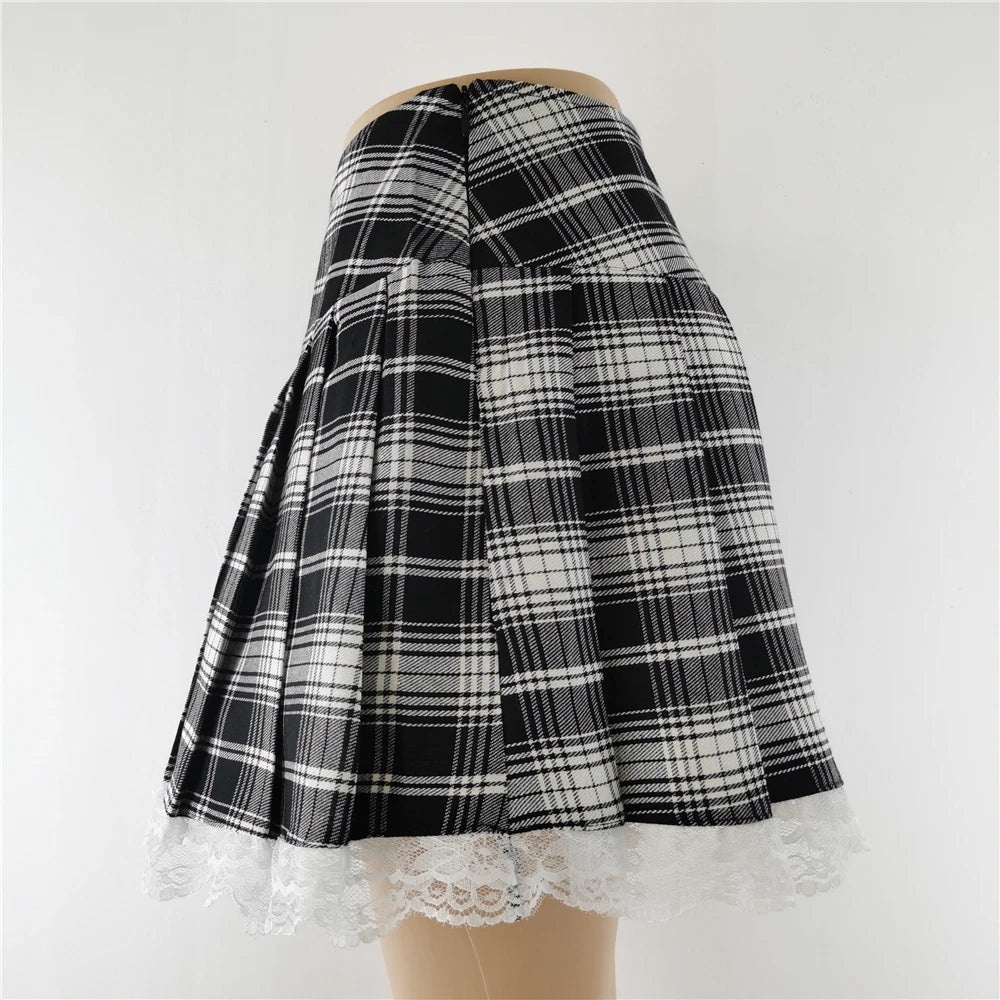 Cassies Kurations Punk Plaid Mini Skirt