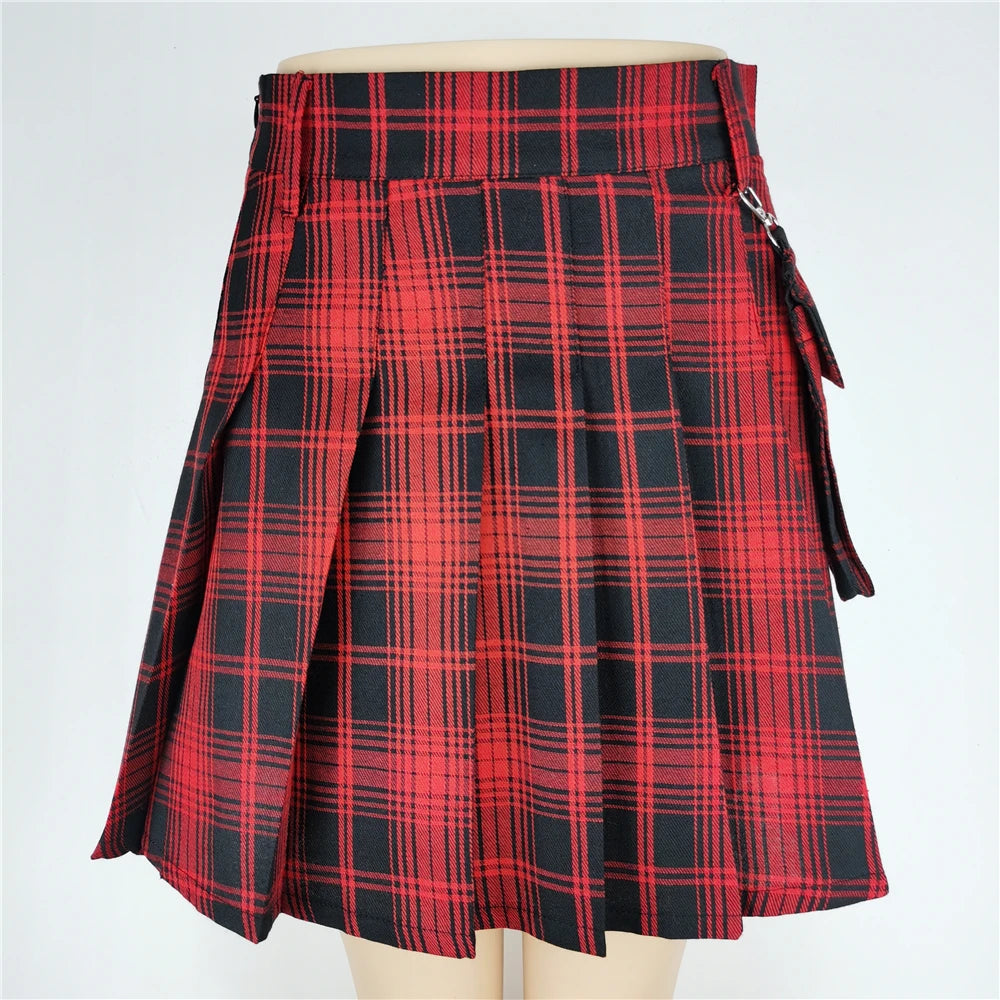 Cassies Kurations Punk Plaid Mini Skirt