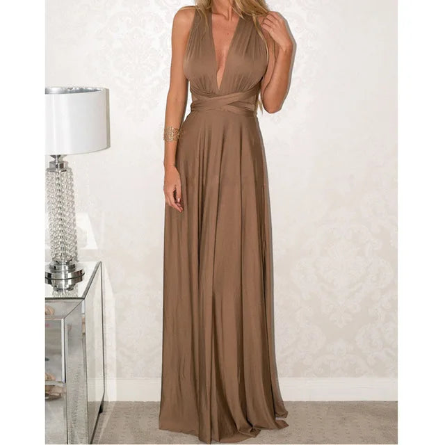 Cassies Kurations Convertible Boho Maxi Dress
