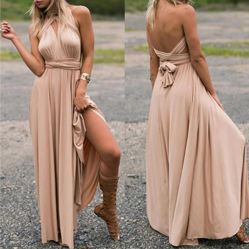 Cassies Kurations Convertible Boho Maxi Dress