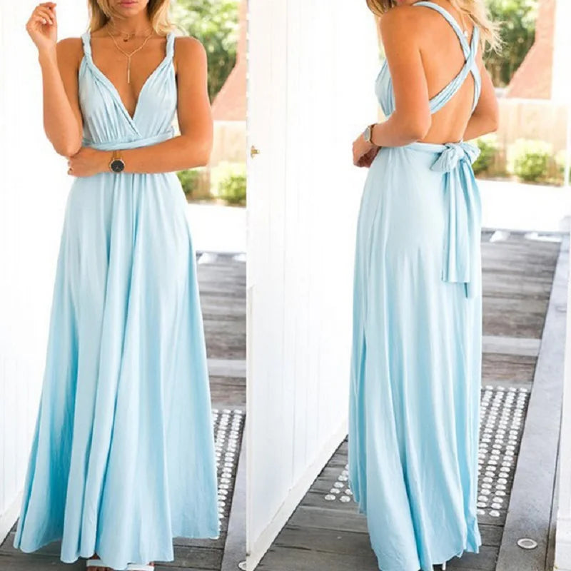 Cassies Kurations Convertible Boho Maxi Dress