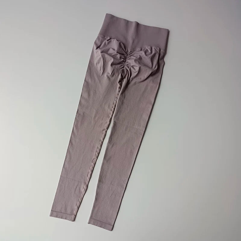 Cassies Kurations Seamless High Waist Yoga Leggings - Push Up, Hip Lift