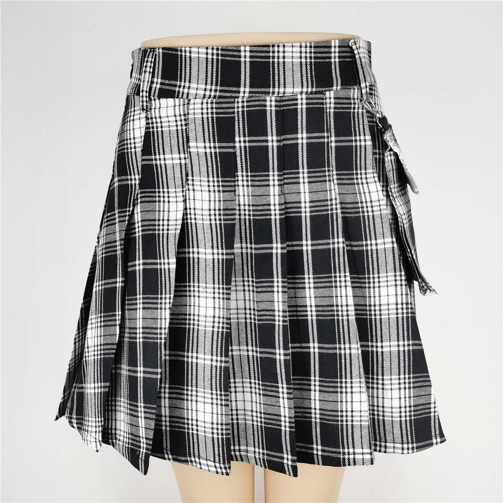 Cassies Kurations Punk Plaid Mini Skirt