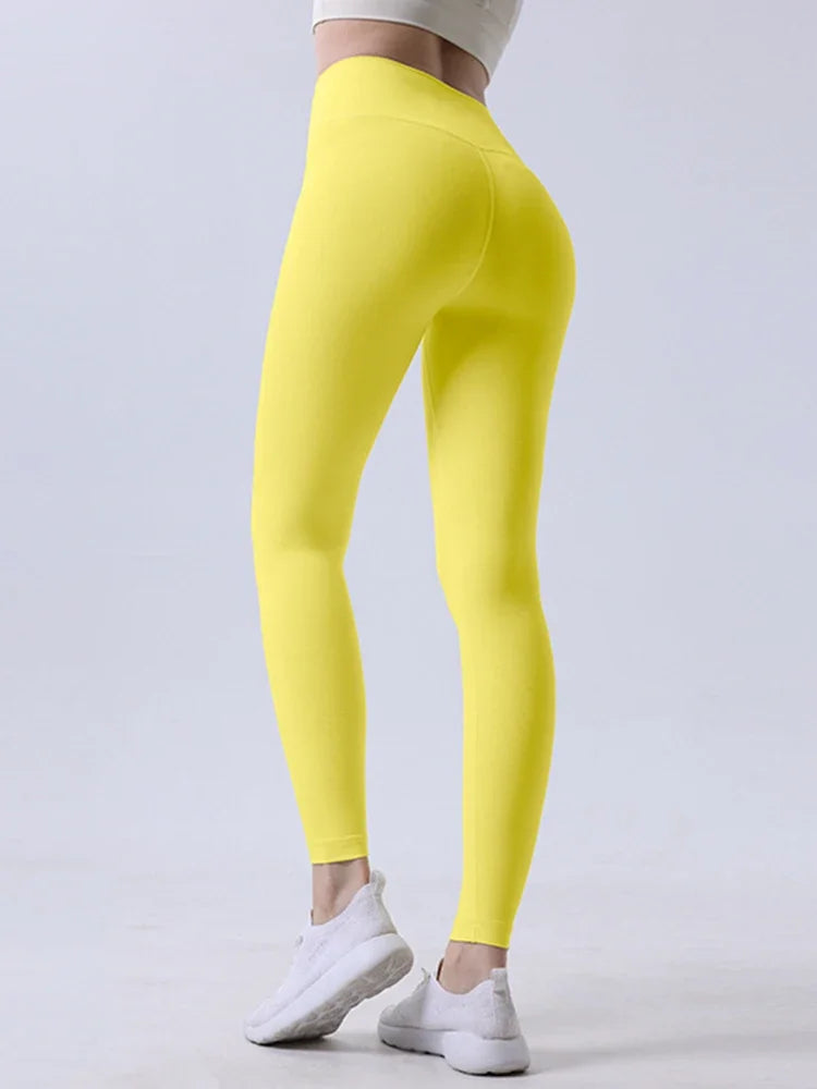 Naked Feeling Yoga Leggings in Light Khaki