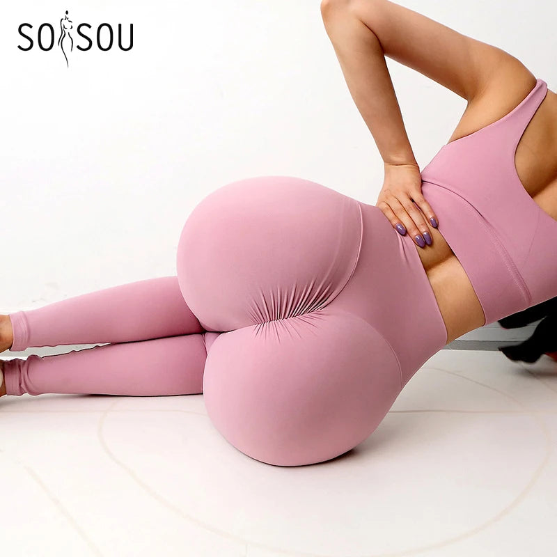 SOISOU High Waist Yoga Leggings for Women