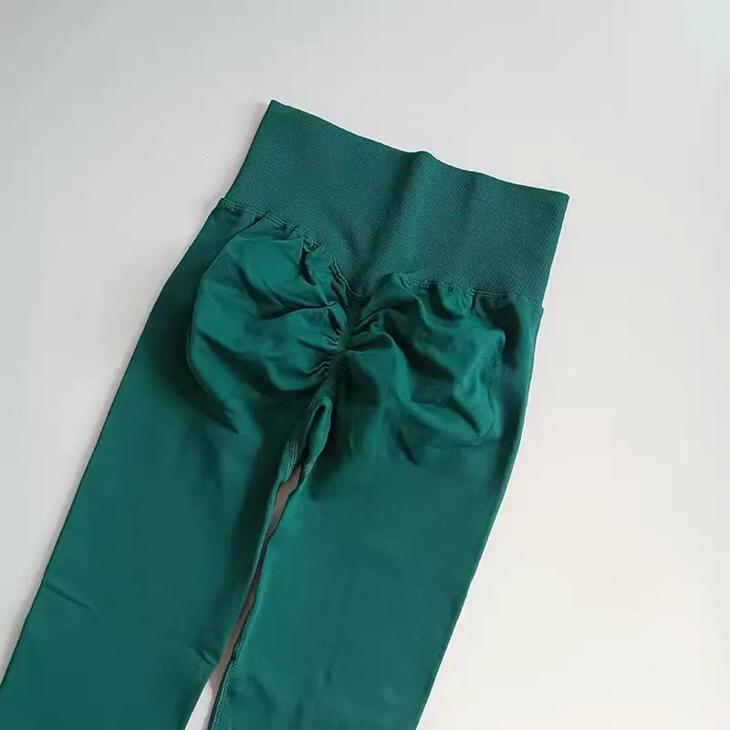 Cassies Kurations Seamless High Waist Yoga Leggings - Push Up, Hip Lift