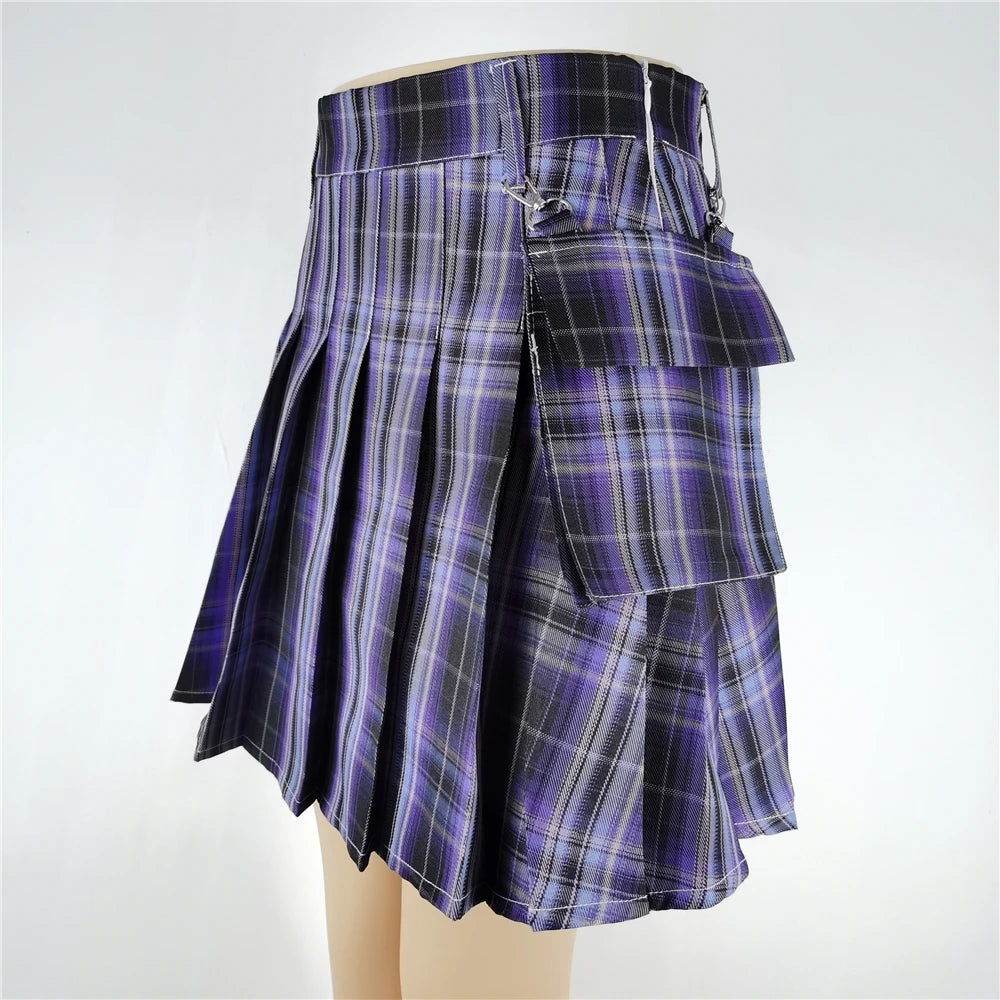 Cassies Kurations Punk Plaid Mini Skirt