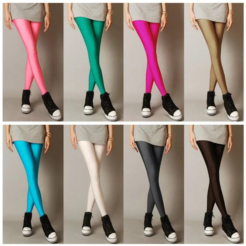 Cassies Kurations High-Waisted Candy Neon Leggings