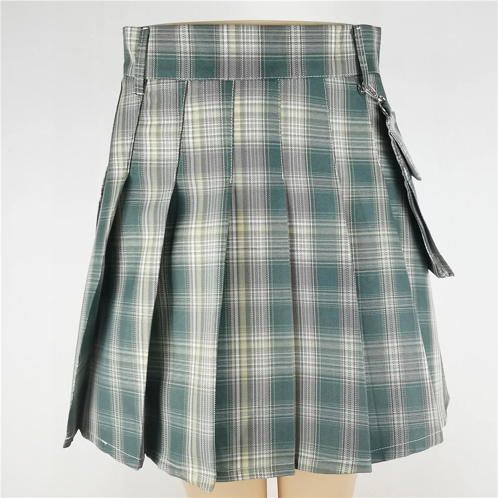 Cassies Kurations Punk Plaid Mini Skirt
