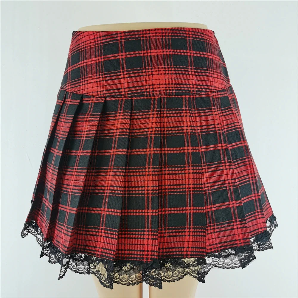 Cassies Kurations Punk Plaid Mini Skirt
