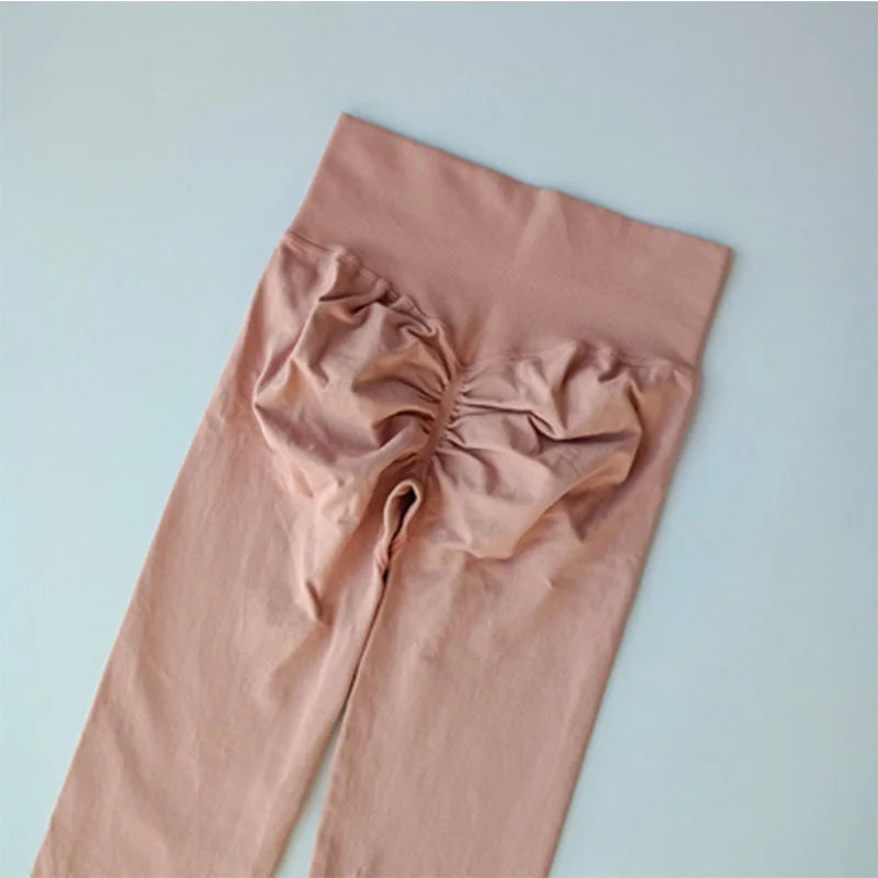 Cassies Kurations Seamless High Waist Yoga Leggings - Push Up, Hip Lift