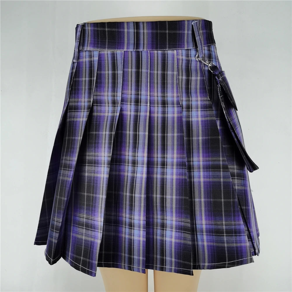 Cassies Kurations Punk Plaid Mini Skirt