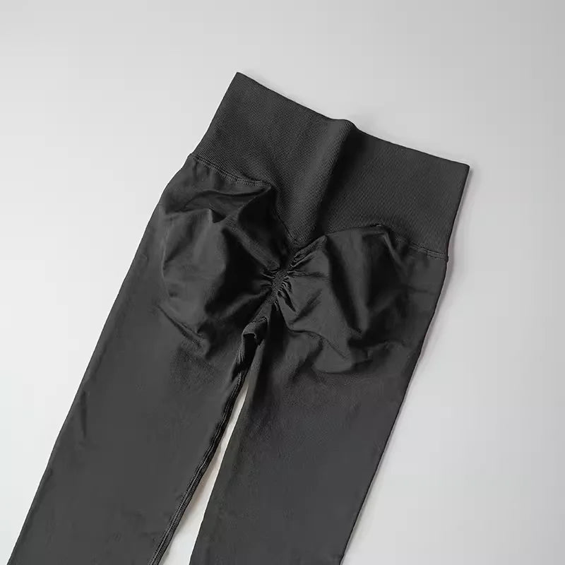 Cassies Kurations Seamless High Waist Yoga Leggings - Push Up, Hip Lift