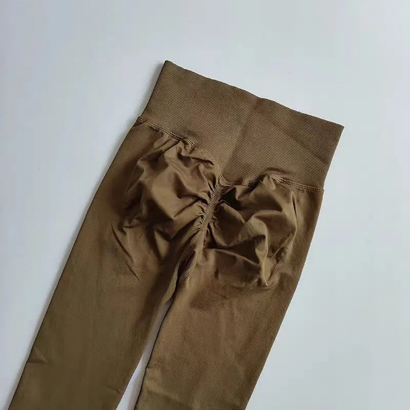 Cassies Kurations Seamless High Waist Yoga Leggings - Push Up, Hip Lift