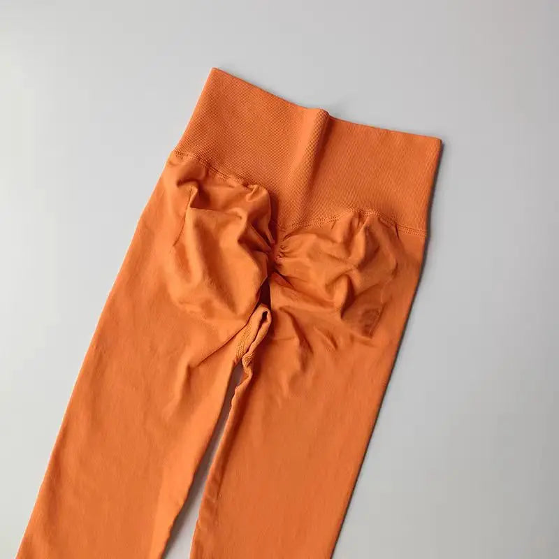 Cassies Kurations Seamless High Waist Yoga Leggings - Push Up, Hip Lift