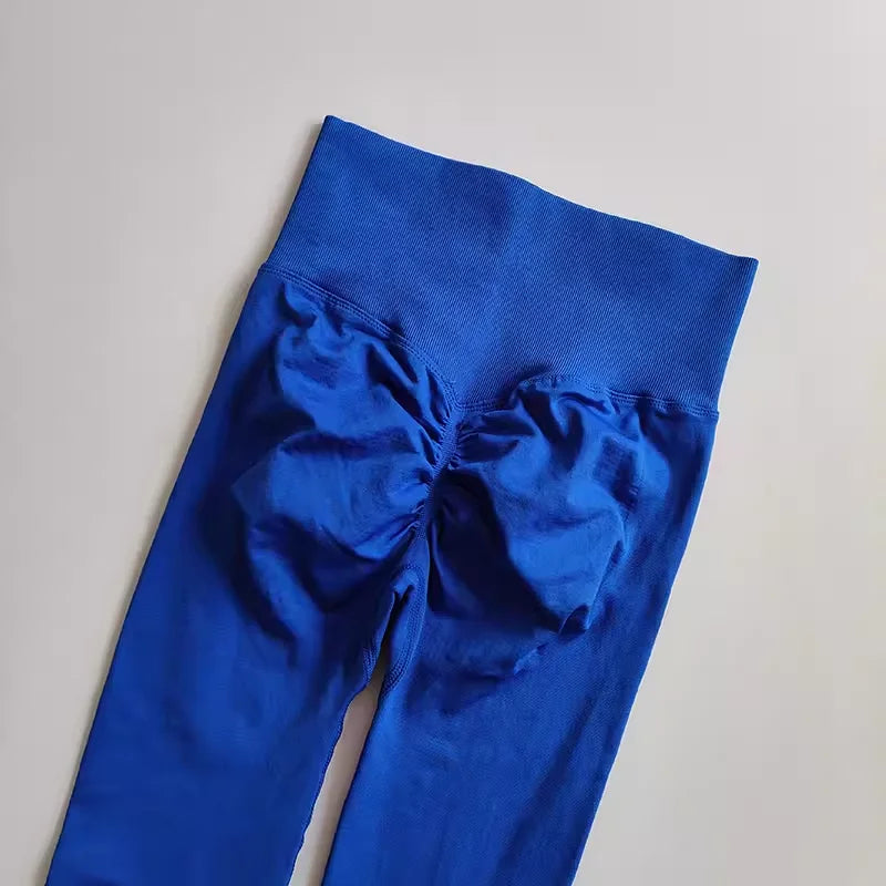 Cassies Kurations Seamless High Waist Yoga Leggings - Push Up, Hip Lift