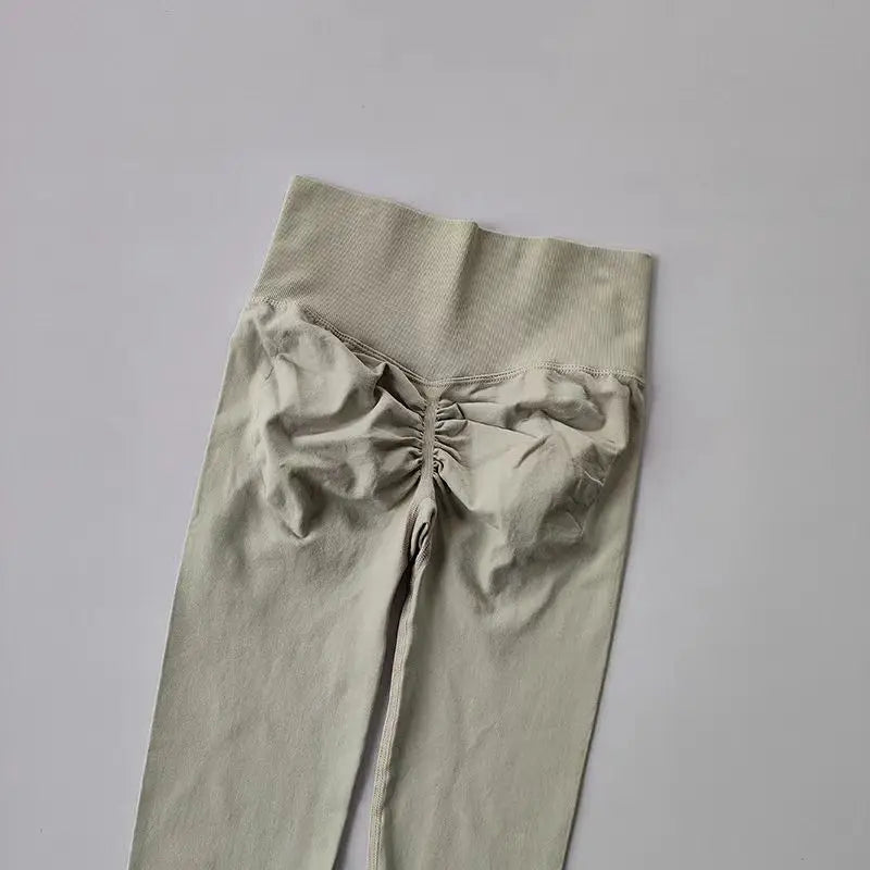 Cassies Kurations Seamless High Waist Yoga Leggings - Push Up, Hip Lift