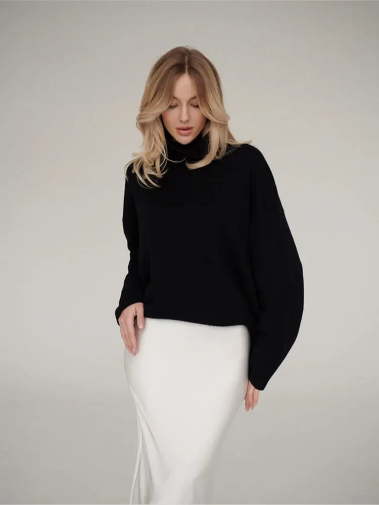 Tossy Satin High Waist Maxi Skirt in Purplish Grey