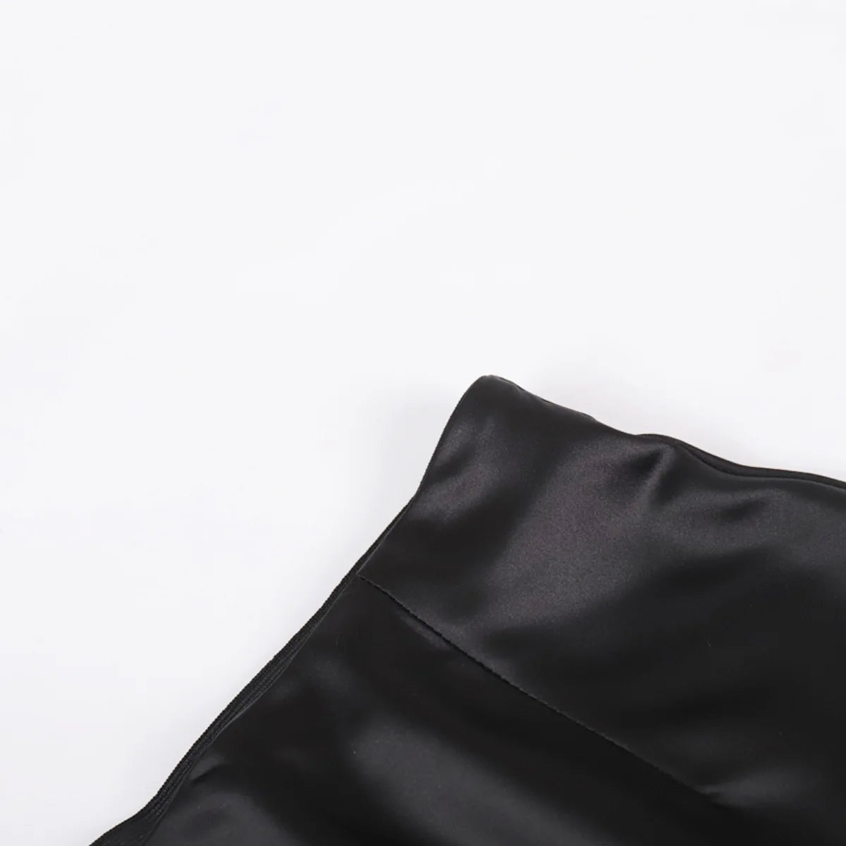 Tossy Satin High Waist Maxi Skirt in Purplish Grey