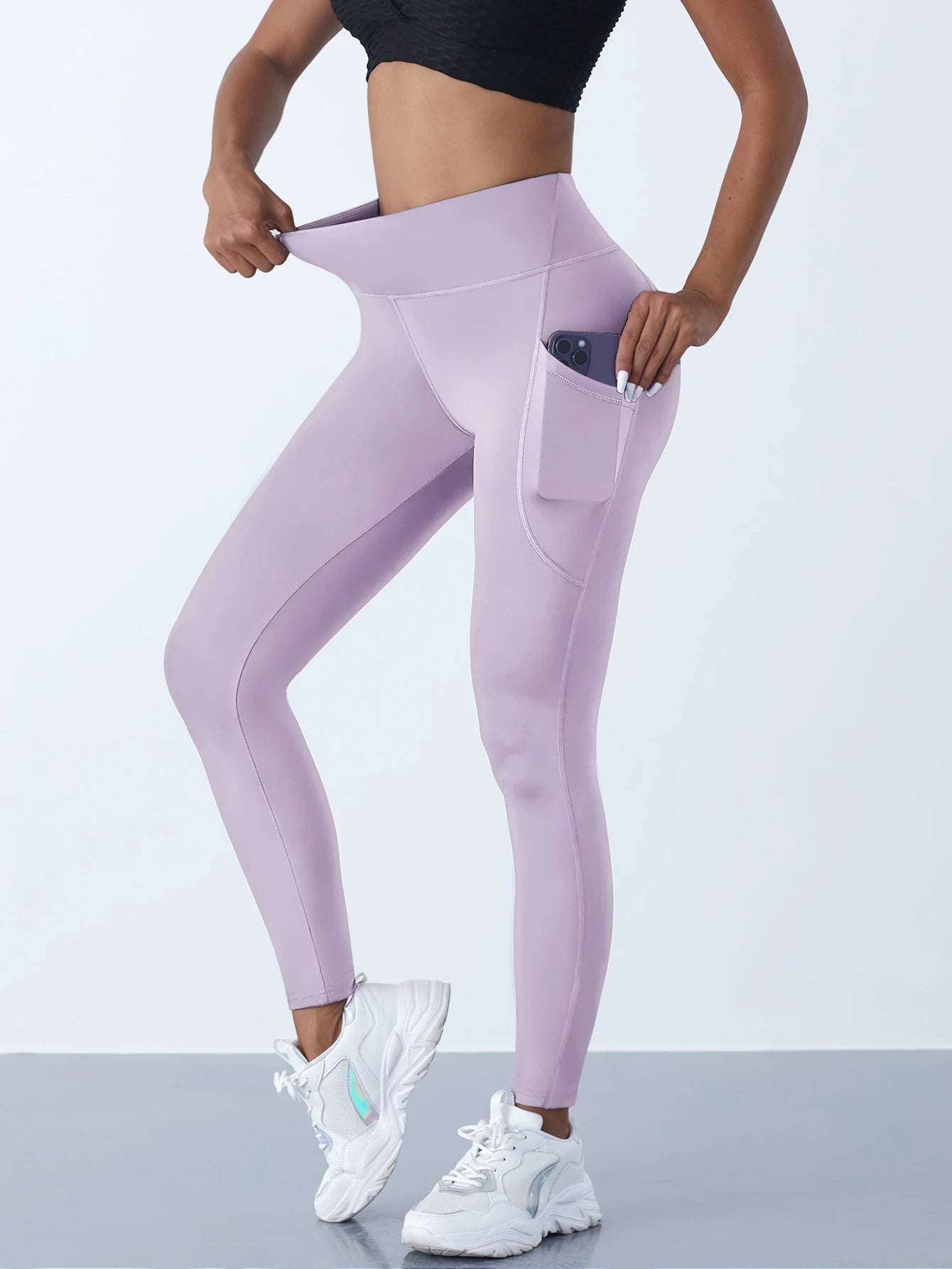 Cassies Kurations High Waist Stretch Leggings