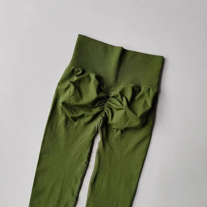 Cassies Kurations Seamless High Waist Yoga Leggings - Push Up, Hip Lift