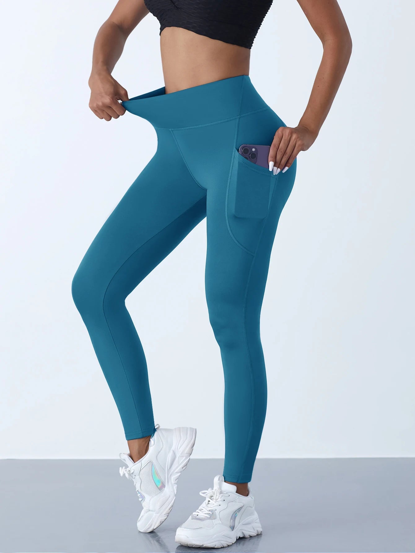 Cassies Kurations High Waist Stretch Leggings