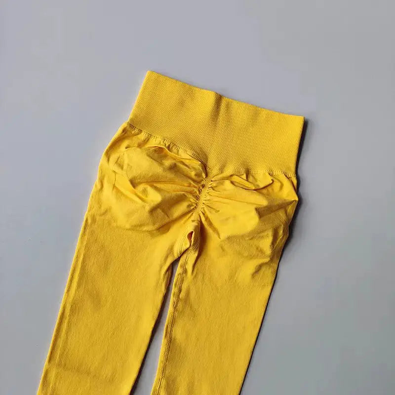 Cassies Kurations Seamless High Waist Yoga Leggings - Push Up, Hip Lift