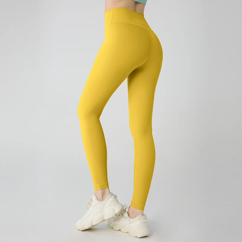 Naked Feeling Yoga Leggings in Light Khaki