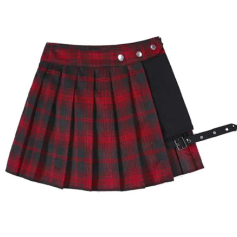 Cassies Kurations Punk Plaid Mini Skirt