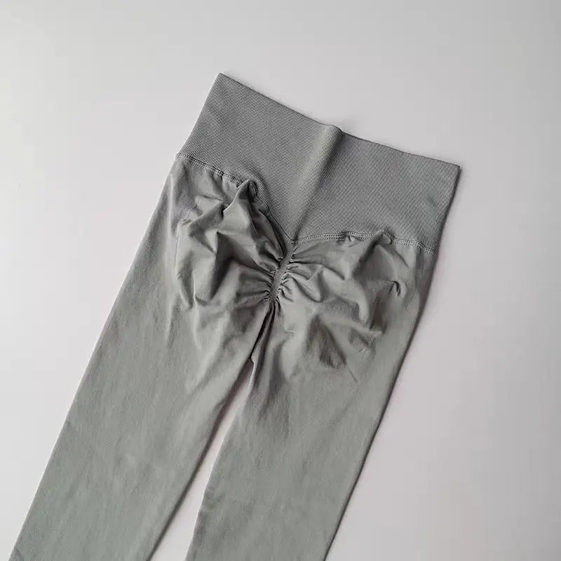 Cassies Kurations Seamless High Waist Yoga Leggings - Push Up, Hip Lift