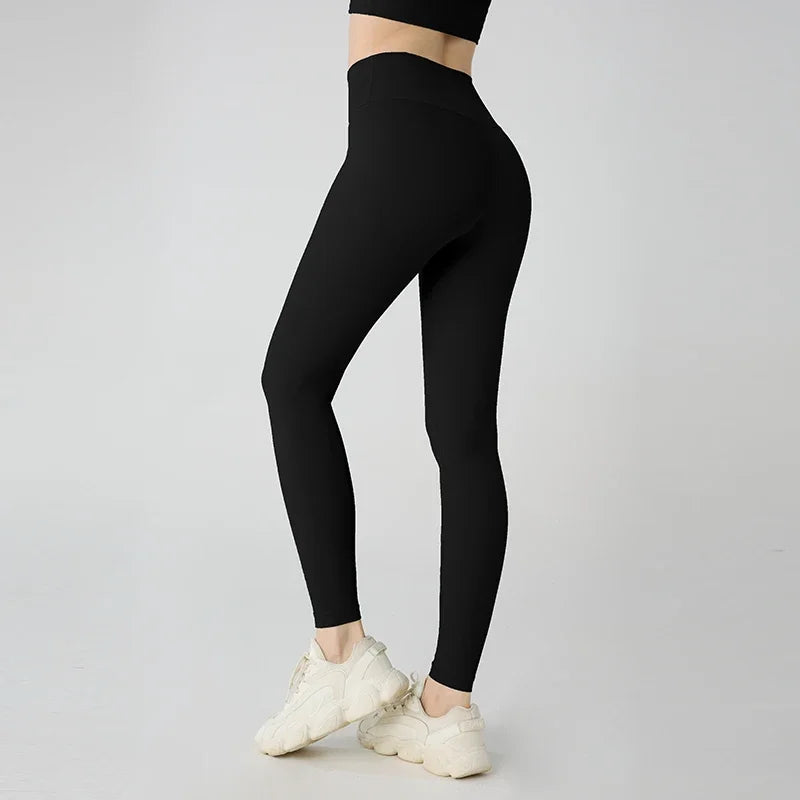 Naked Feeling Yoga Leggings in Light Khaki