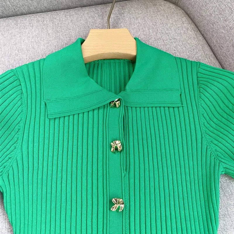 YuooMuoo Knit Bodycon Maxi Dress in Bluish Green