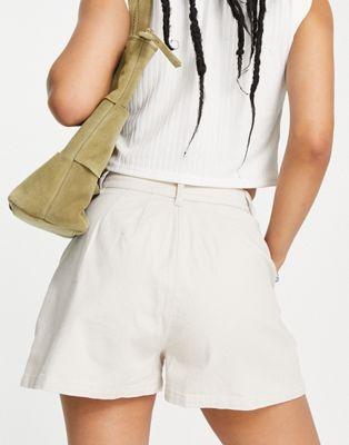ASOS Petite Chino Shorts in Stone