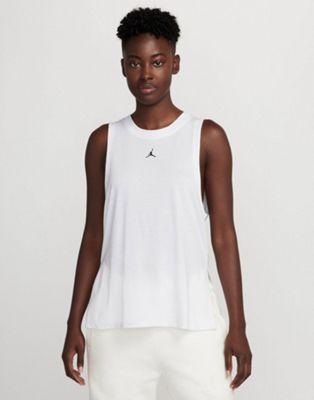 Jordan Diamond Jumpman Tank Top in White