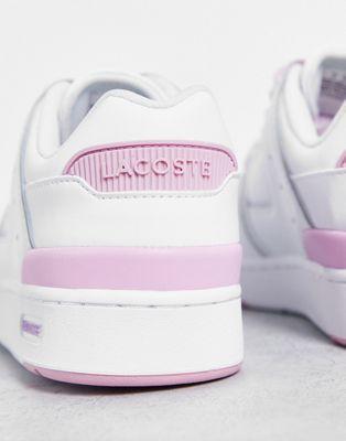 Lacoste Court Cage Iridescent Leather Sneakers