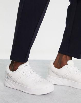 Lacoste L005 Leather Sneakers in White