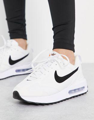 Nike Air Max Dawn Sneakers in White and Black