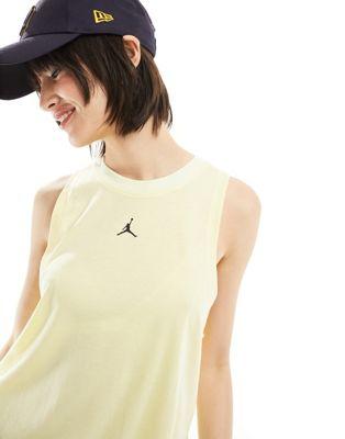Nike Jordan Diamond Tank Top in Yellow
