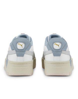 Puma Cali Dream Pastel Leather Sneakers in White & Blue